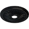 Ekena Millwork Bailey Ceiling Medallion (Fits Canopies up to 5 3/4"), 18"OD x 3 3/4"ID x 1 1/2"P, Jet Black CM18BIBLF - alternate 3